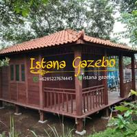 Gambar Gazebo rumah 6x6 dari Istana gazebo undefined 1 Tokopedia