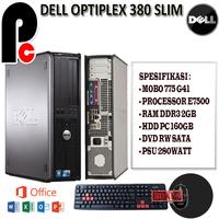 Gambar PC Komputer Built Up Dell OptiPlex 380 SLIM plus Monitor SPC 19'' NEW dari Pc Murah Comp undefined 2 Tokopedia