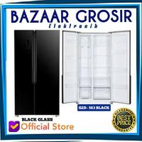 Gambar LEMARI ES KULKAS SIDE BY SIDE GEA G2D-563 G2D563 563 LITER 150 WATT dari Bazaar Grosir Elektronik undefined 2 Tokopedia