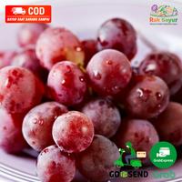 Gambar Buah Segar Anggur Merah Import Premium 250gr Murah Rak Sayur Padang dari Rak Sayur Official Shop undefined 1 Tokopedia