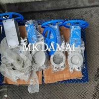 Gambar Knife gate valve wafer SS304 Jis 10k 2"inch(DN50) Stainless steel dari MK DAMAI undefined 1 Tokopedia