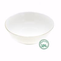 Gambar Mangkok Sayur BESAR LIST EMAS / Ukuran 23cm / Mangkuk Saji Keramik dari dapurnybun undefined 2 Tokopedia