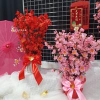 Gambar Pohon meihua imlek sakura - Merah dari SJ'STORE undefined 4 Tokopedia