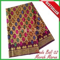 Gambar Kain Batik Pekalongan Primisima Prada Bali 02 Merah Marun Unggul Jaya dari ali grosir batik undefined 1 Tokopedia