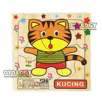 Gambar Mainan Edukasi Edukatif Anak Wooden Puzzle Kayu Kucing Cat Kitty dari OyoOgy undefined 4 Tokopedia