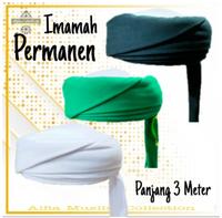Gambar Sorban Imamah Rida Panjang - Putih - Hitam, 10 dari Alfiamuslimcollection undefined 1 Tokopedia