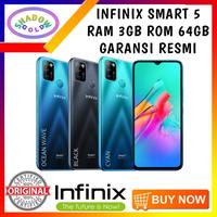 Gambar Infinix Smart 5 3/64 RAM 3GB ROM 64GB GARANSI RESMI - BLACK dari Shadow Gold undefined 1 Tokopedia