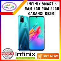 Gambar Infinix Smart 5 3/64 RAM 3GB ROM 64GB GARANSI RESMI - BLACK dari Shadow Gold undefined 4 Tokopedia