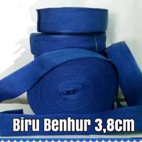 Gambar webing Biru Benhur RP.20.000 / ROLL tali tas 3,8cm X 25 yard bisban dari Furing Jakarta undefined 2 Tokopedia