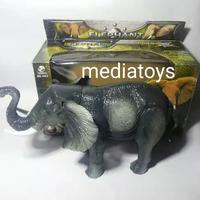 Gambar mainan anak gajah bisa gerak suara (elephent) dari Media online toys undefined 1 Tokopedia