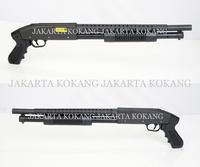 Gambar Mainan Pistol Tembak Tembakan Kokang Shotgun Dcobra M388 Black Edition - M388DW dari Jakartakokang undefined 2 Tokopedia