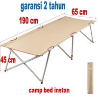 Gambar Tempat Tidur Lipat Camp Bed Ranjang Dipan Kemping Camping velbed L100 dari grosir munafie jkt undefined 1 Tokopedia