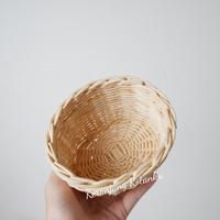 Gambar Keranjang rotan oval mini 10x8x6 dari KeranjangRotanku undefined 4 Tokopedia