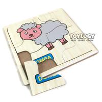 Gambar Mainan Edukasi Edukatif Anak Wooden Puzzle Domba Sheep Animal Hewan dari Toylogy undefined 2 Tokopedia