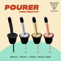 Gambar Pourer botol / penutup botol stainless / wine pourer / tutup botol - silver dari Vesperindo_NEW undefined 1 Tokopedia