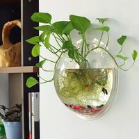 Gambar Aquarium Tempel Gantung Dinding Hanging Ikan Tanaman - Transparan dari Elnabigh undefined 2 Tokopedia