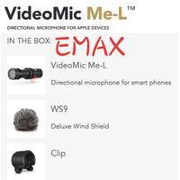 Gambar Mic RODE Videomic Me L Direct Microphone IOS Apple Device HP Me-L Ori dari emax mall undefined 3 Tokopedia
