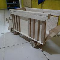 Gambar Truk oleng full kayu miniatur truk oleng mobilan truk oleng kayu dari Arrahmanshop31 undefined 2 Tokopedia