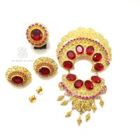 Gambar Set Jewelery Bros Perak Garnet Handmade Gold Plated Perhiasan Bali dari Sudana Silver undefined 2 Tokopedia