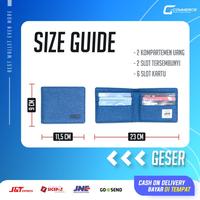 Gambar Dompet Remaja Pria Anak Laki Laki Kain Dompet Lipat Pria Tipis JP07 - Blue dari G-commerce undefined 5 Tokopedia