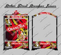 Gambar Stiker Decal Sangkar Kosan/kotak No. 1, 2, 3, Cap Orang Tua - No.1 (45 X 45) dari Ry Concept undefined 1 Tokopedia