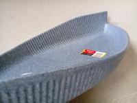 Gambar Piring Lekuk Sushi Model 14" Abu Stone Melamine - Golden Dragon P7414a dari Gardin Family undefined 4 Tokopedia