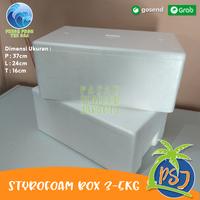 Gambar BOX GABUS Ukuran 3-5Kg / Styrofoam Box / Box es gabus / Box Ikan gabus dari Pasar Seafood Jakarta undefined 2 Tokopedia