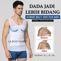 Gambar Korset pria / Korset belly vest for men / korset cowok / korset perut dari La.bodyshape undefined 5 Tokopedia