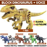 Gambar Mainan Anak Building Block Dinosaurus Dinosaur Analog Voice Suara Dino dari Toylogy undefined 1 Tokopedia