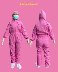 Gambar baju coverall apd hazmat pink - Diva Blue dari nacnik.id undefined 3 Tokopedia