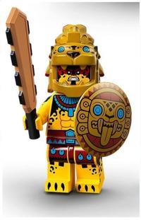 Gambar LEGO Minifigures Series 21-Ancient Warrior Minifigure #8 Aztec Jaguar dari Double Di Store undefined 1 Tokopedia