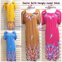 Gambar DASTER BATIK HENGKY DHK002 Model Sikak Baju Tidur Halus Murah Grosir dari Erva Batik undefined 1 Tokopedia