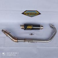 Gambar Knalpot racing Rcb New Cb150r Sonic Supra gtr Gsx r150 R15 v3 dari JTRMUFFLER RACING undefined 1 Tokopedia
