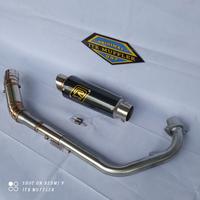 Gambar Knalpot racing Rcb New Cb150r Sonic Supra gtr Gsx r150 R15 v3 dari JTRMUFFLER RACING undefined 3 Tokopedia