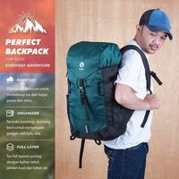 Gambar Tas Ransel Semi Carrier 40Liter Murah Original Tas Gunung Hiking - Hitam dari Victus_store undefined 2 Tokopedia