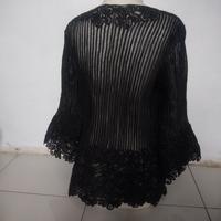 Gambar kebaya sulam usus lampung warna hitam dari Asihcraftlampung 2 undefined 2 Tokopedia