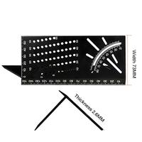 Gambar Penggaris Angle Ruler Mark Line 3D Measuring Aluminium dari AIRA Shine undefined 5 Tokopedia