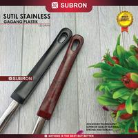 Gambar SUBRON Spatula 35cm Stainless Steel Sutil Susuk Sodet Gagang Plastik dari SUBRON KITCHENWARE undefined 4 Tokopedia