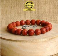 Gambar Gelang Batu Pria Wanita Akik Marjan Merah Karang Red Coral Asli Alam dari Gelang Tasbih Kayu Batu undefined 2 Tokopedia