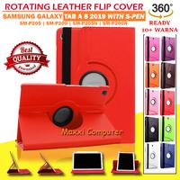 Gambar Samsung Galaxy Tab A8 A 8 Inch 2019 P205 With S-Pen Flip Cover Case - Cokelat dari Maxxi Computer undefined 1 Tokopedia