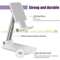 Gambar Dudukan HP Tablet Meja Folding Desktop Phone Stand Holder Universal - BLO, Hitam dari kurakuralimpol official undefined 3 Tokopedia