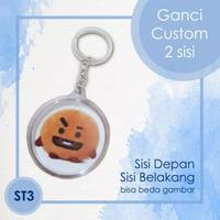 Gambar Gantungan Kunci Akrilik Bisa Custom 2 Sisi, Depan Belakang dari Store29custom undefined 5 Tokopedia