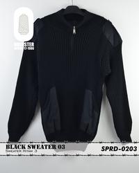 Gambar Sweater Rajut Polos Hitam - Black Plain Sweater dari Oberster Knitwear undefined 3 Tokopedia