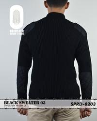Gambar Sweater Rajut Polos Hitam - Black Plain Sweater dari Oberster Knitwear undefined 2 Tokopedia