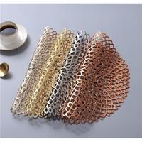 Gambar Placemat For Dining Table PVC/Tatakan Piring MYH-E Rose Gold - Silver dari Home Decor Zega undefined 3 Tokopedia