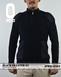 Gambar Sweater Rajut Polos Hitam - Black Plain Sweater dari Oberster Knitwear undefined 1 Tokopedia