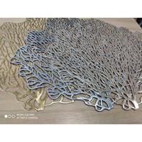 Gambar Placemat For Dining Table PVC/Tatakan Piring High Quality MYH-D - Gold dari Home Decor Zega undefined 4 Tokopedia