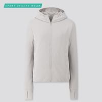 Gambar UNIQLO WOMEN AIRism JAKET UV PROTECTION MESH HOODIE - 431535 - WHITE, S dari TITIP DONG KAK ABE undefined 1 Tokopedia
