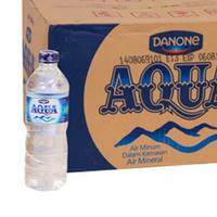 Gambar Aqua 600ml 1 karton (24 botol) dari Artha Mart undefined 1 Tokopedia