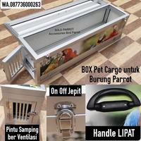 Gambar Pet Box Cargo untuk Burung Parrot Macaw dari Solo Parrot undefined 4 Tokopedia